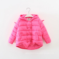 Venta caliente coreano baby girls coat / chaqueta de algodón acolchado / lindo bebé alas abrigo para el invierno